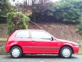 Click on this photo of the Toyota Starlet 1.3 S 3 door Manual to enlarge... for sale at Scotts Garage Brighton