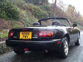 Click on this photo of the Mazda MX-5 1.8i Eunos Convertible Manual to enlarge... for sale at Scotts Garage Brighton